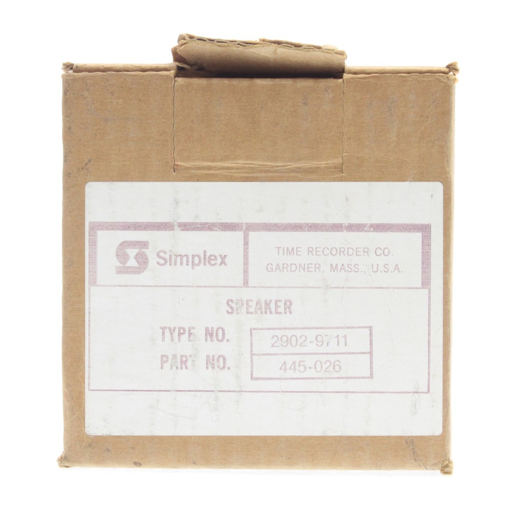 SIMPLEX 2902-9711 SPEAKER BELL W/ CHIME NOTIFICATION APPLIANCE, 70V, RED