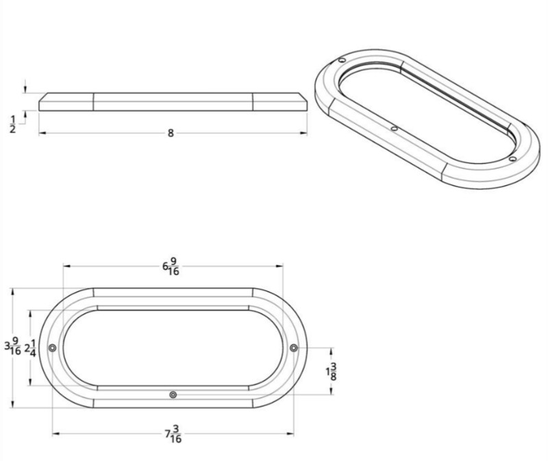 Universal Light Bezel 10490 (710-10314)
