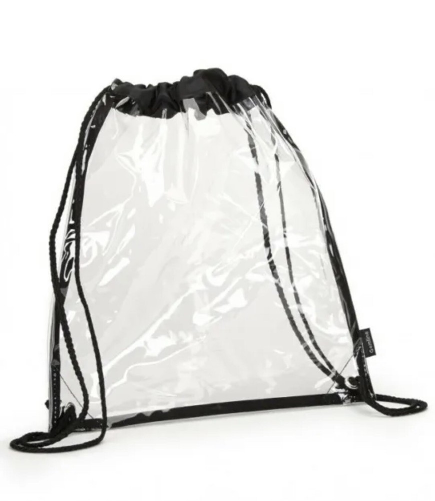 Clear Plastic Drawstring Backpack Clear Bag