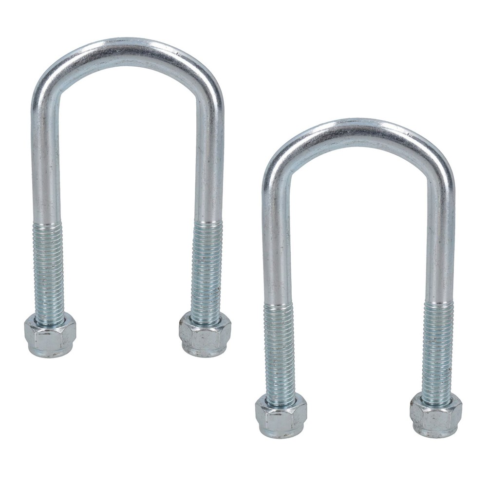 2 Single Parabolic Leaf Spring High Tensile U Bolt for Ifor Williams Trailers