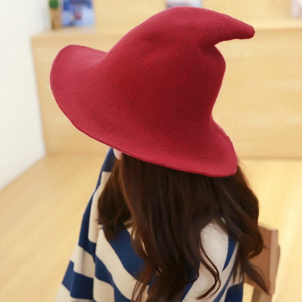 Halloween Witch Hat Made From High Quality Sheep Wool Modern Party Witch Hats US