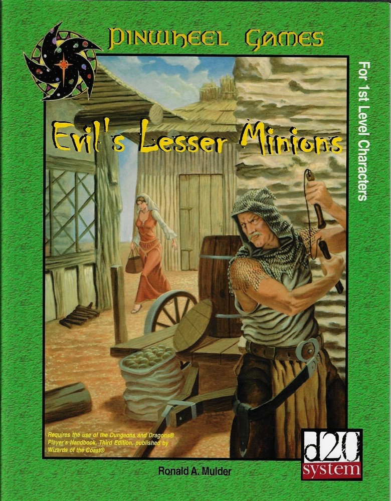 D&D 3rd ed Evil's Lesser Minions - D20 Pinwheel Games *FS
