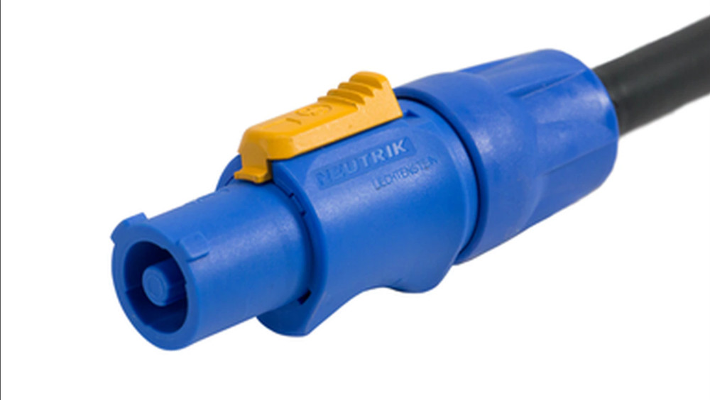 PowerCON Blue/Grey Extension Cable 12AWG, 5 ft