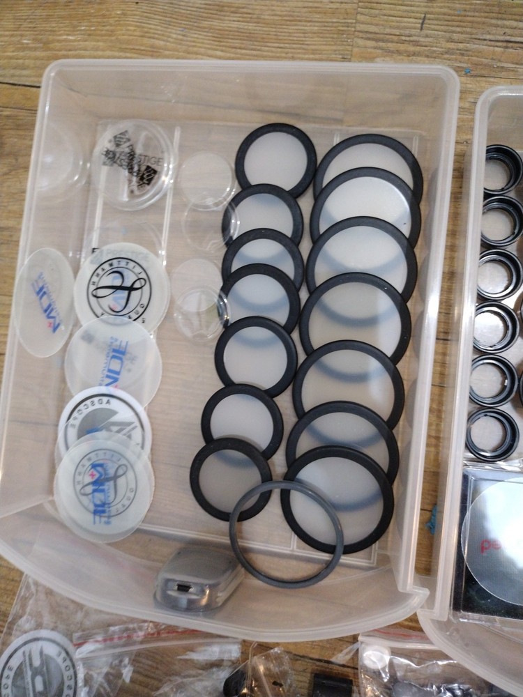 Stethoscope Replacement Parts - Ear Tips & Diaphragms - Black