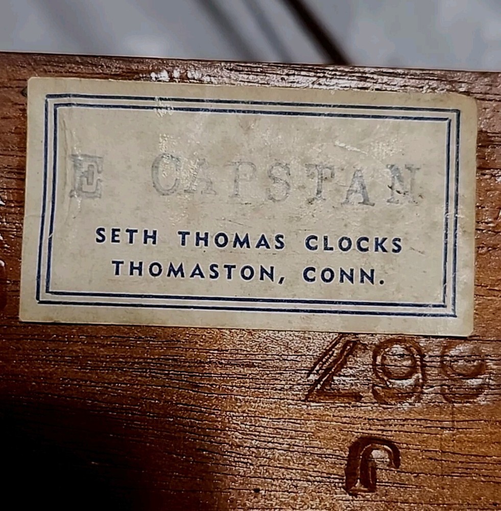 Vintage Seth Thomas Ship's WHEEL Electric Clock E CAPSPAN WORKING GREAT.