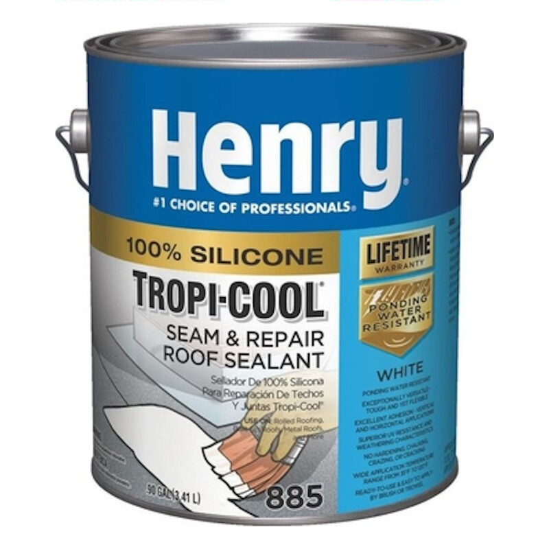 Henry Tropi-Cool White Silicone Roof Coating 0.9 gal