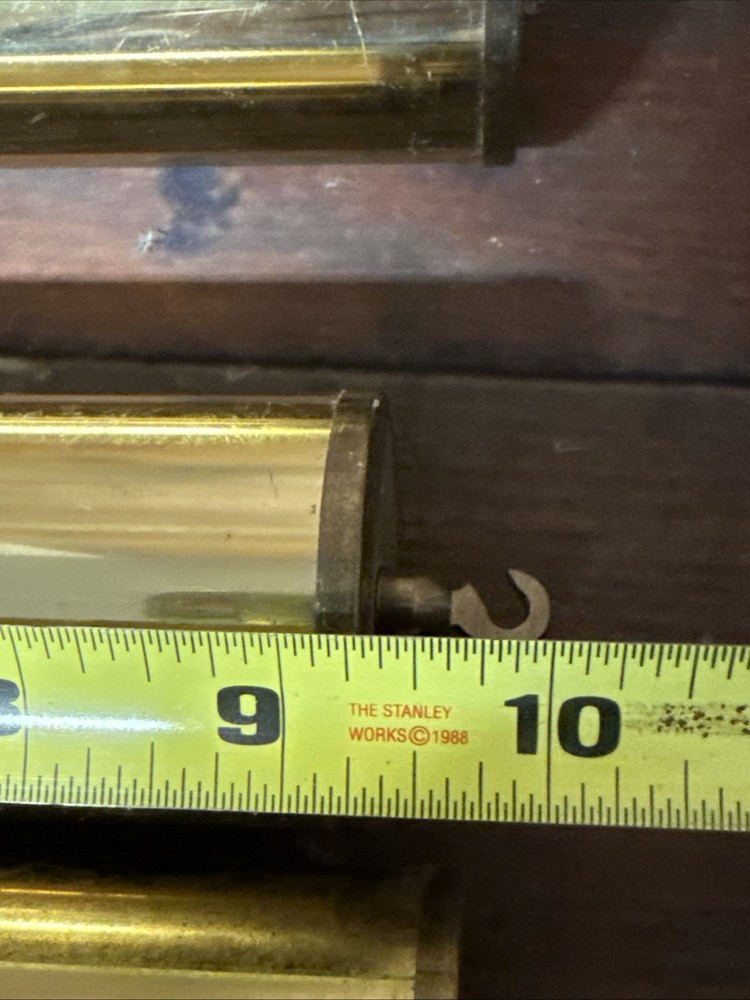 Howard Miller authentic Grandfather Clock Weight Shells qty-3