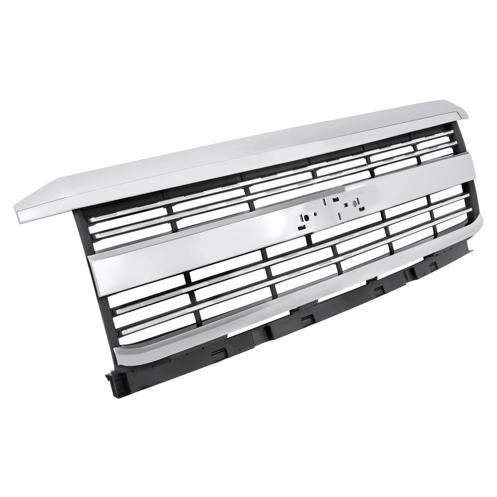 For Chevy Silverado 2500HD 3500HD 2015-2019 Chrome Front Upper Grille Assembly