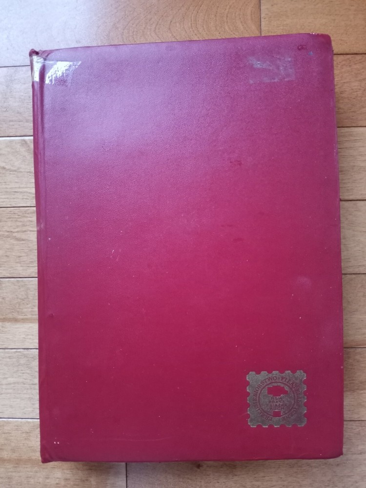 Red Classic  Stamp album Stock book Vintage,Poland Albums Red Stamp Cover