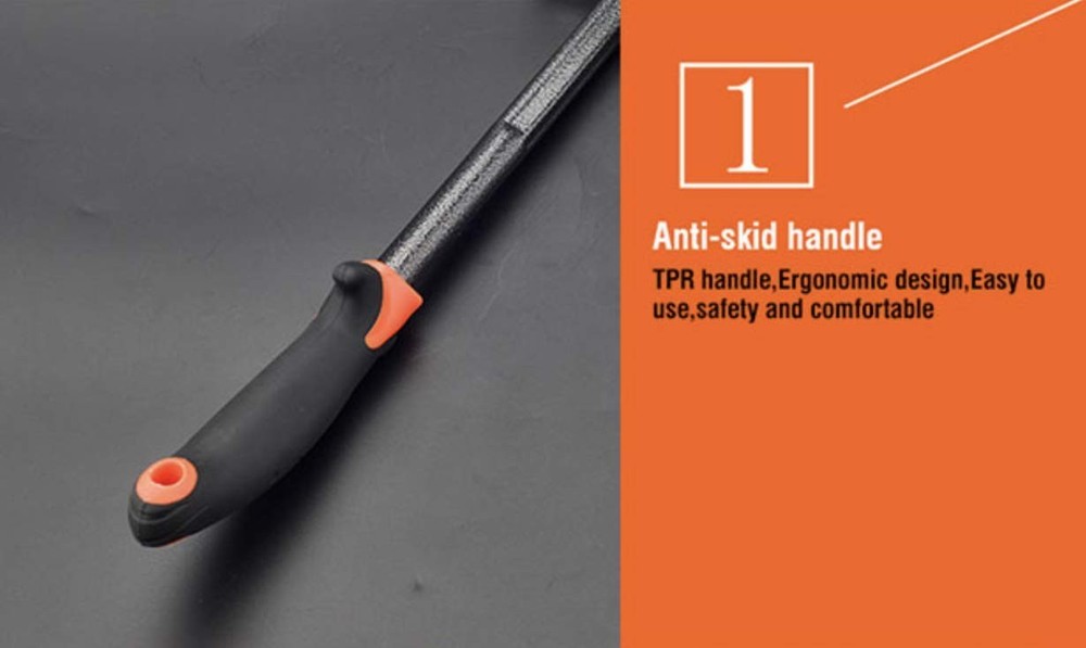 Edward Tools Carbon Steel Hand Hoe black