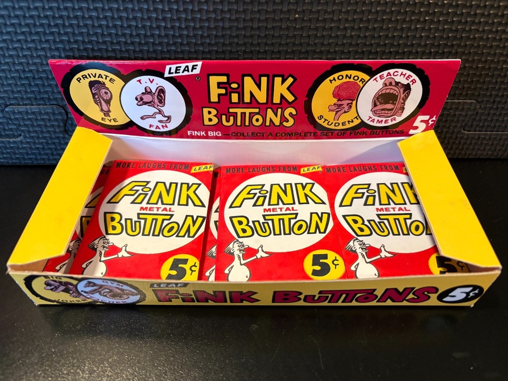Fink Buttons - Empty custom design display box