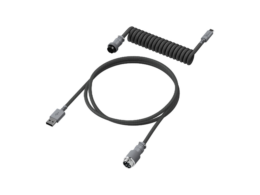 HyperX USB-C Coiled Cable Gray