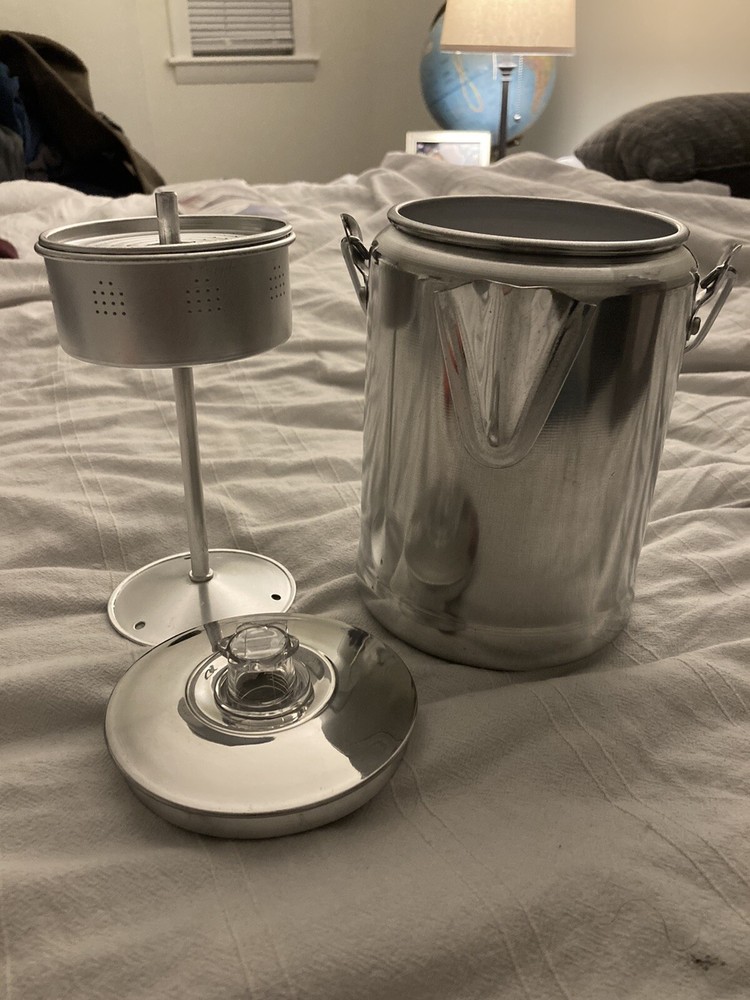 NEW Field & Stream 9 Cup Aluminun Percolator Camping Outdoor