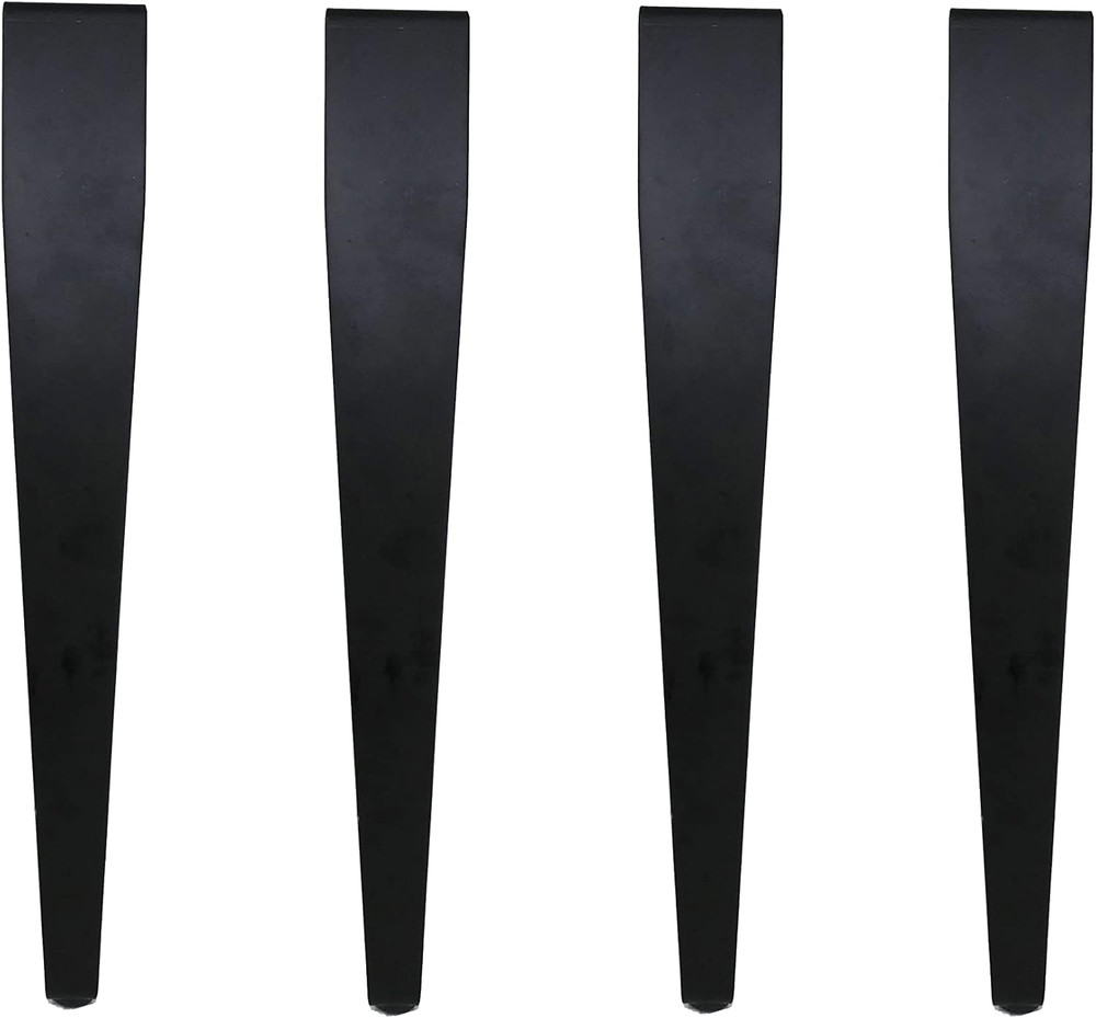 Adjustable 16" Table Clamp Legs - Black, Perfect for Versatile Setup