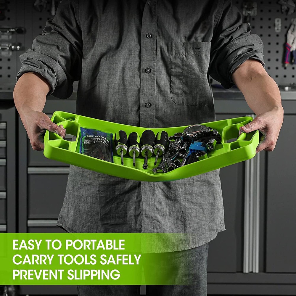 DURATECH 3-pack Flexible Tool Tray Silicone Tool Holder for Mechanics Storage