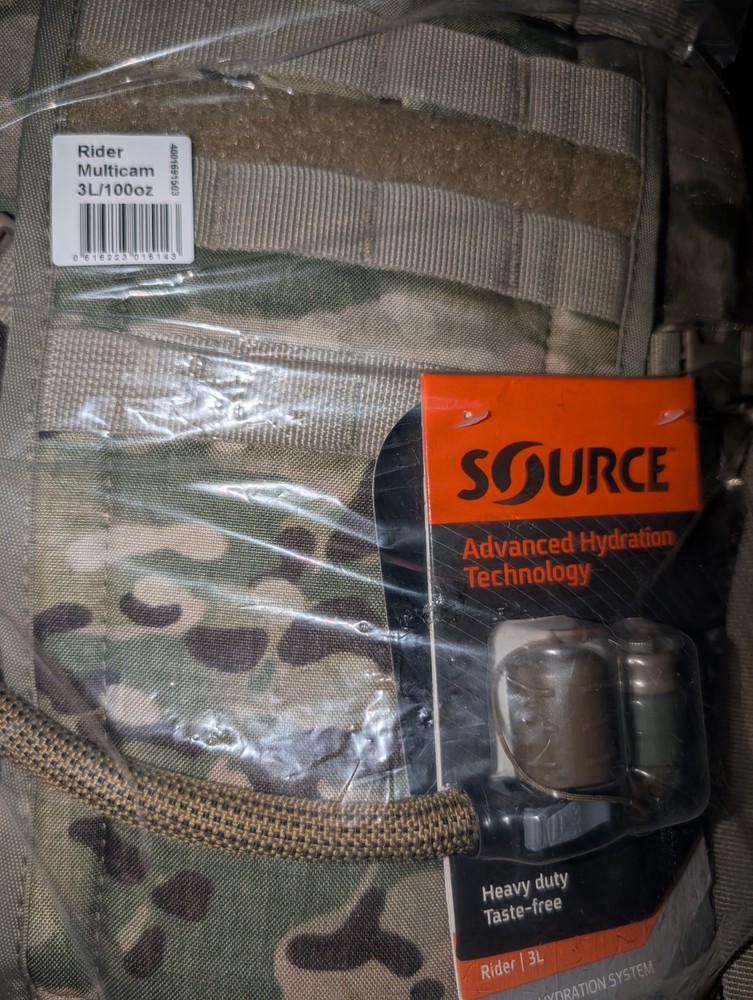 Source Razor 3L Low Profile Molle Hydration Pack Multicam Tactical Hydration NWT