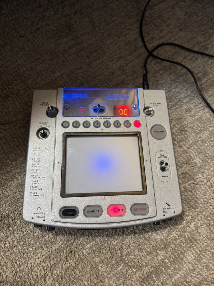 KORG KAOSS PAD KP-2 DJ Sampler Processor Effector from missing knobs