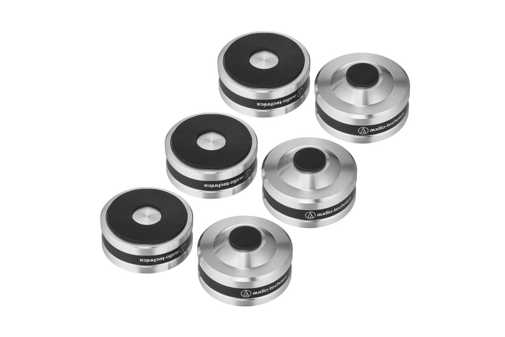Audio-Technica AT6099a Insulator Speaker Spike Stainless SlimeFlex 6pcs Silver