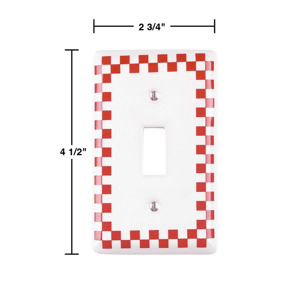 Toggle Switch Plate Decorative Wall Plate Standard Size Switch Plate