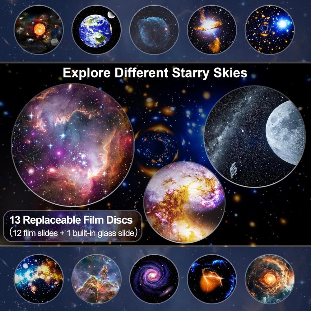 Galaxy star projector, Night-light, LED sky lamp