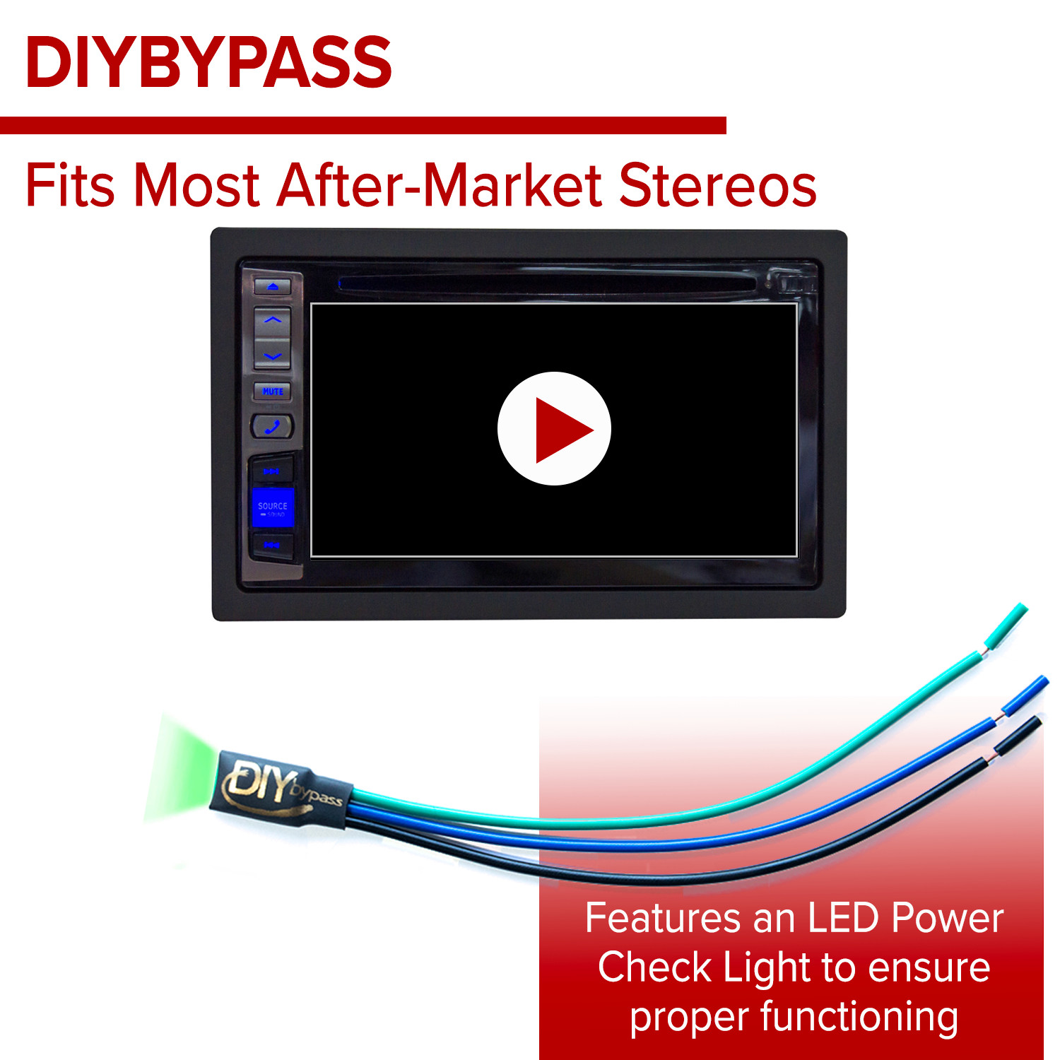 DIYBypass PARKING BRAKE BYPASS For Alpine iLX-W650 iLX-507 iLX-409 iLX-F309