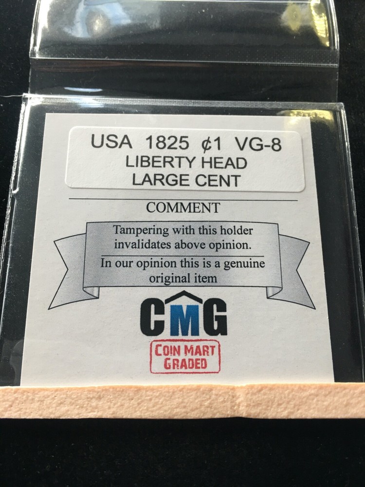 1825 USA, Liberty Head, Large One Cent.