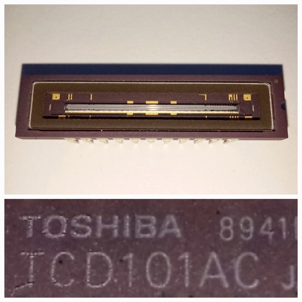 Toshiba TCD101AC  Spectrometer Detector Sensor CCD Linear IC CHIP RARE Ceramic