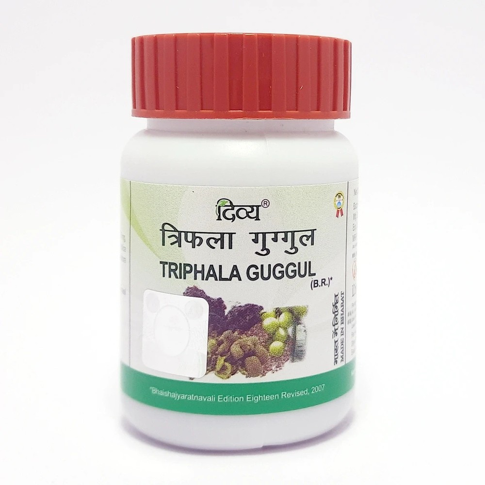 Divya Triphala Gug-gul – 80 Tablets – Ayurvedic Herbal Tablet