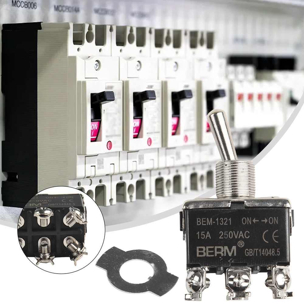 Tact Switch Button Switch 20A125VAC 500VDC 50m??max DOUBLE POLE ON/OFF/ON