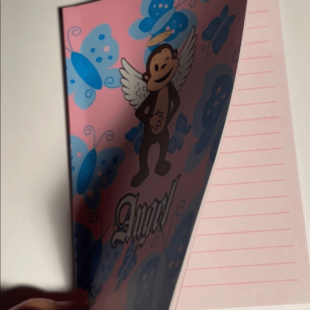 Claire’s 5 Pc Journal Keychain Angel Monkey Set