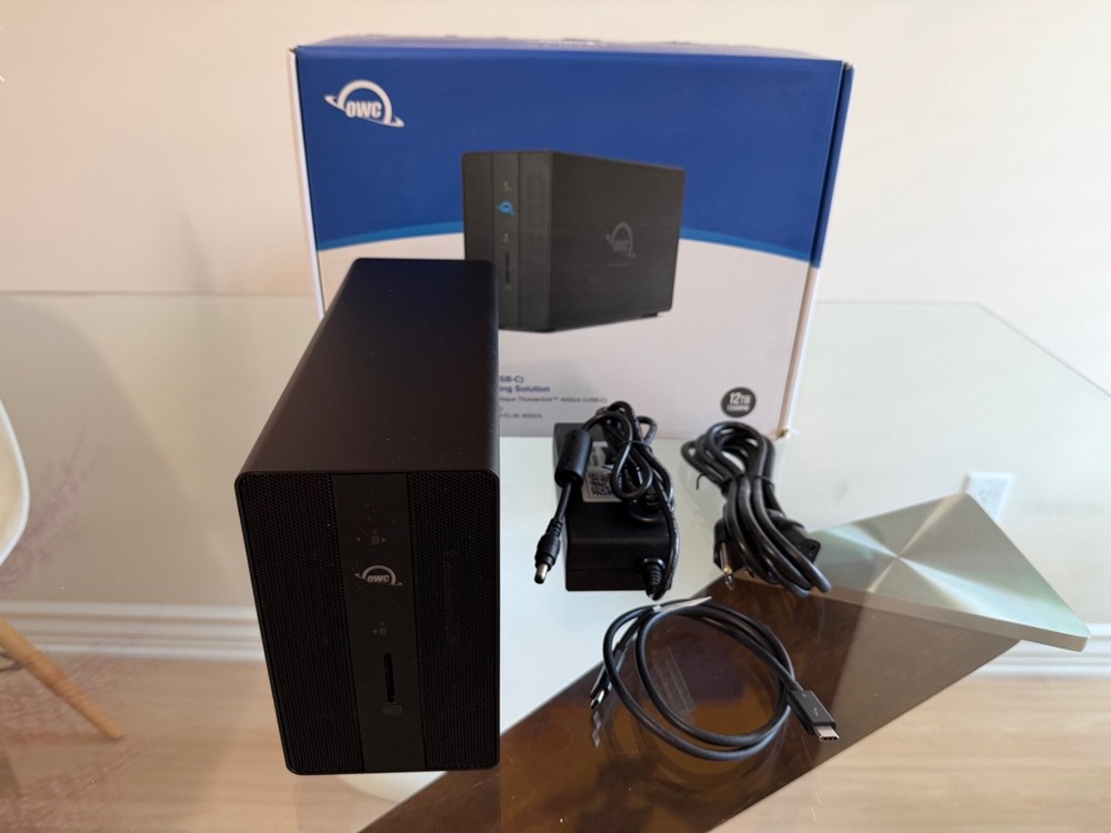 OWC Gemini 12TB 2-Bay Thunderbolt 3 Raid Array (2 X 6TB )