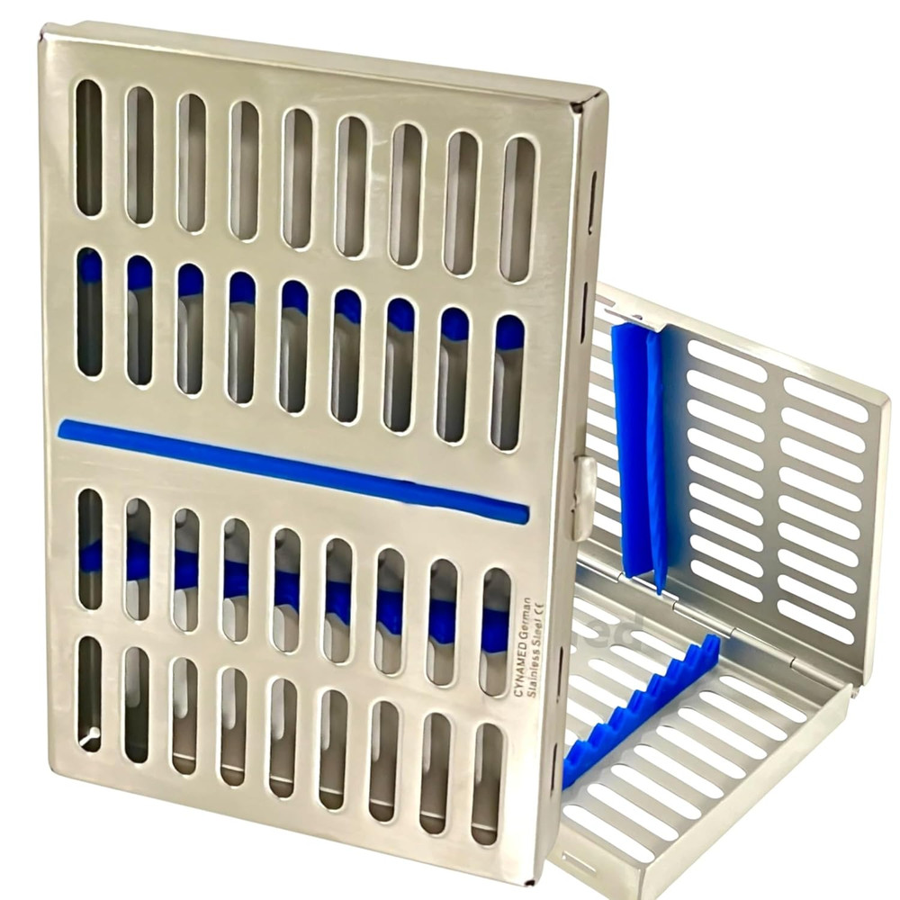 Dental Instrument Sterilization Cassette Tray 10 Tools