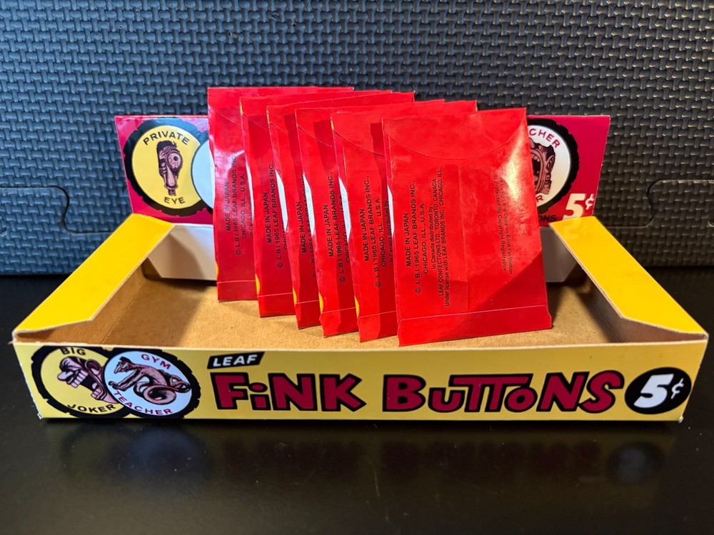 Fink Buttons - Empty custom design display box
