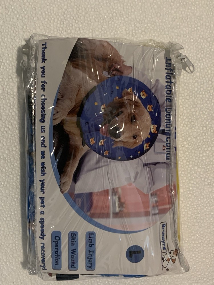 Inflatable Donut Collar For Dogs Size Large