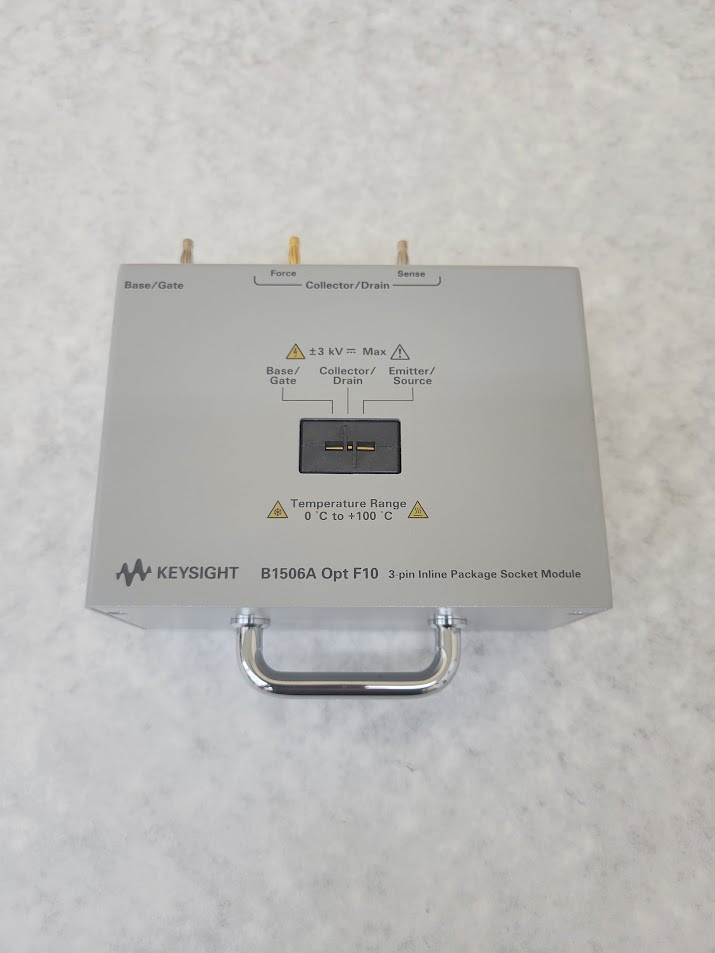 Keysight Technologies B1506A 3-pin Inline Package Socket Module F10