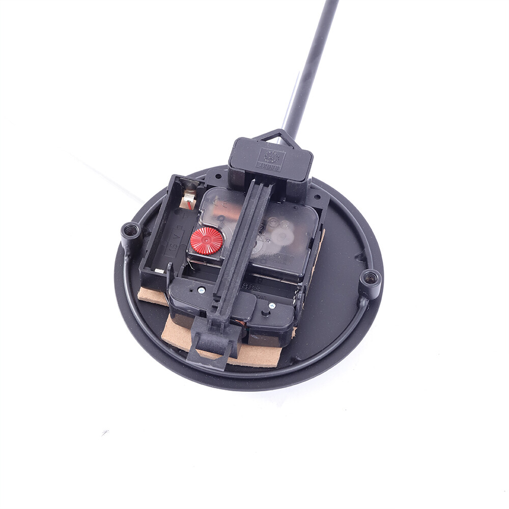 Modern Round Wall Clock Unique Design Silent Quartz Movement For Office, Study