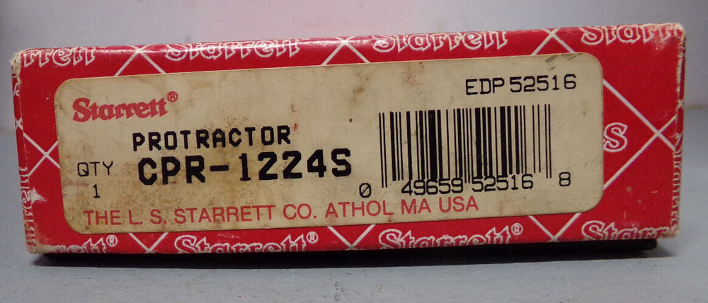 Starrett No. 490 CPR-1224S Combination Square Protractor