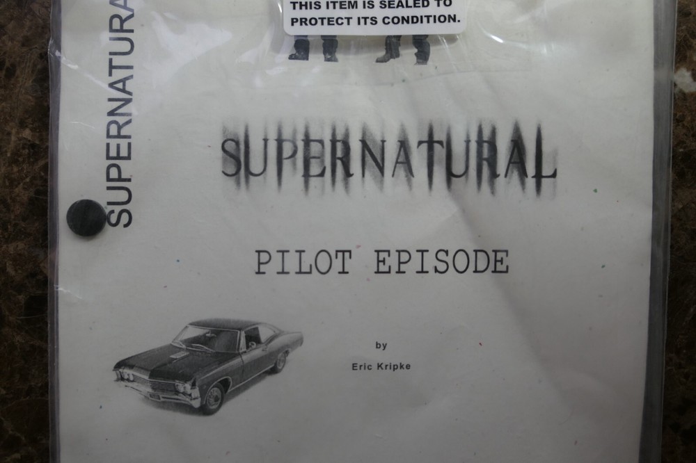 SUPERNATURAL TV Studio Script Pilot by Eric Kripke GENUINE