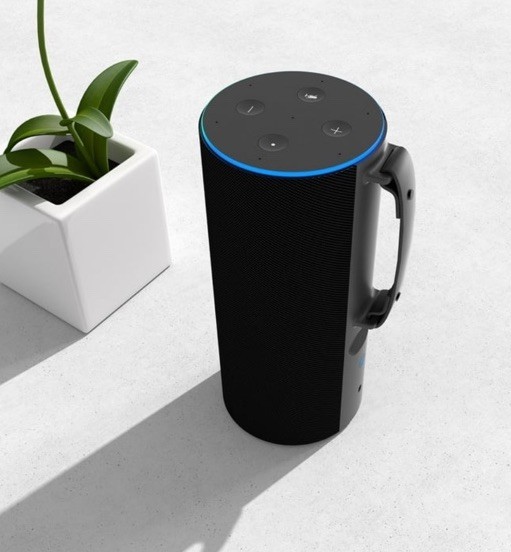 Ninety7 Sky Portable Battery Base for Amazon Echo 2 - Carbon