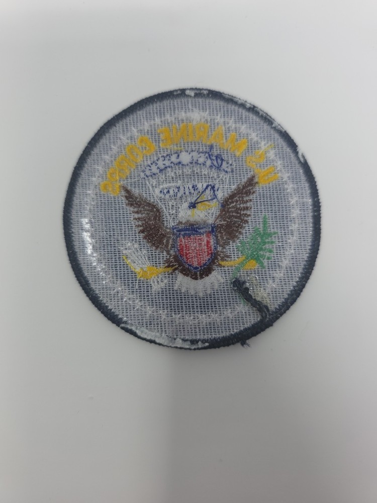 US Marine Corps Patch Eagle Seal Embroidered Military Patch Round