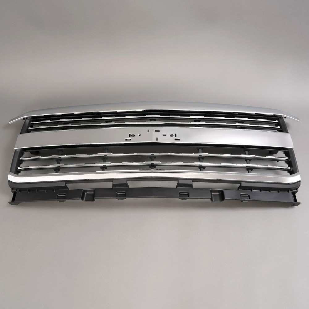 For Chevy Silverado 2500HD 3500HD 2015-2019 Chrome Front Upper Grille Assembly