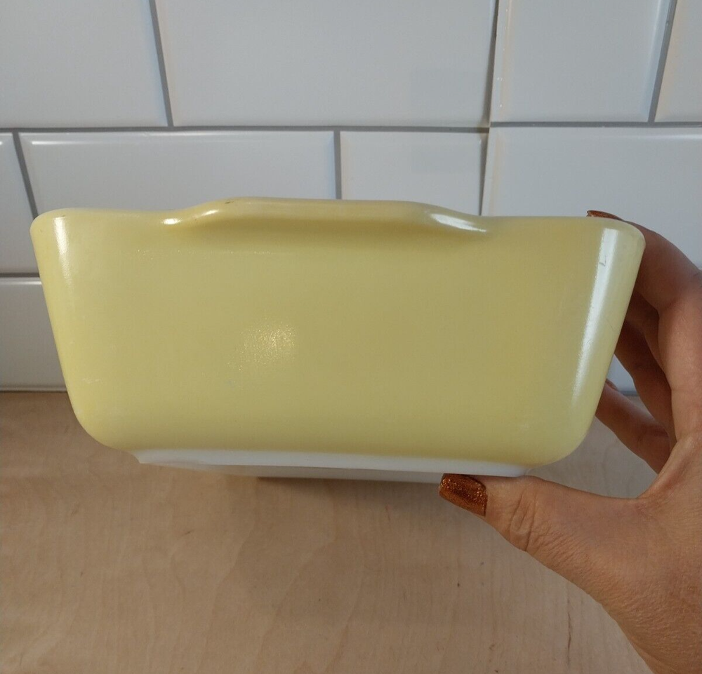 Vintage Pyrex ~Yellow Rectangle Casserole Baking Dish # 503-B