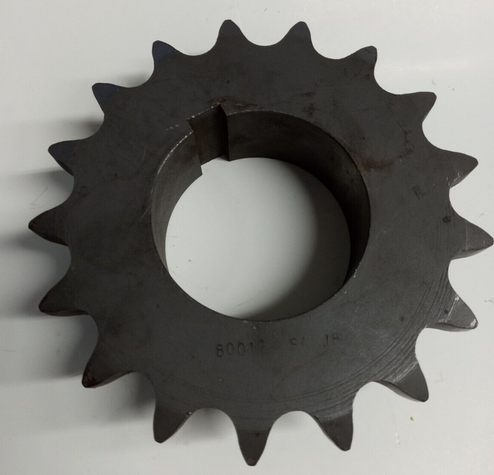 80Q17 #80 Bushing Bore Roller Chain Split Taper Sprocket 17T