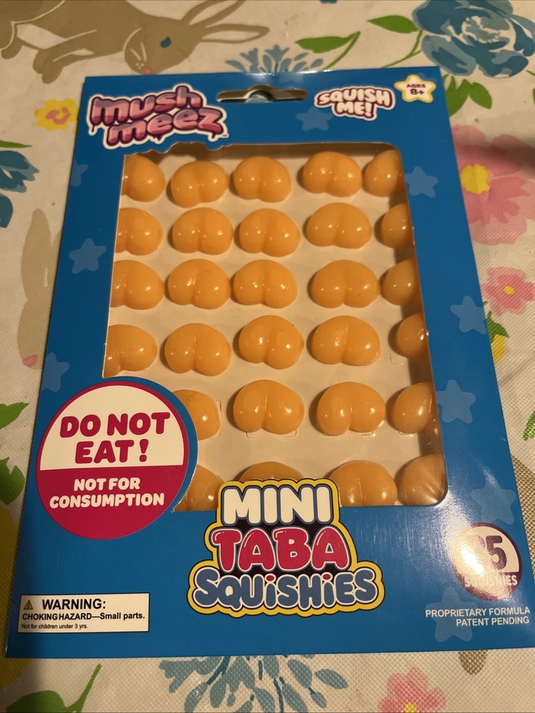 Mush Meez Mini Taba Super Soft Sticky Squeeze Butts  35 Pack