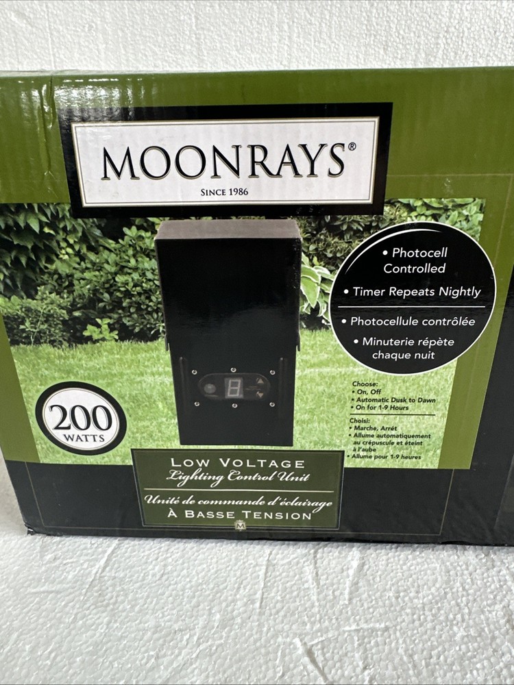 Moonrays 95432 200-Watt Power Pack w/ Sensor & Weather Shield for Low Voltage