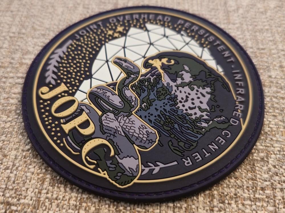 Joint Overhead Persistent-Infrared Center hook and loop military pvc patch