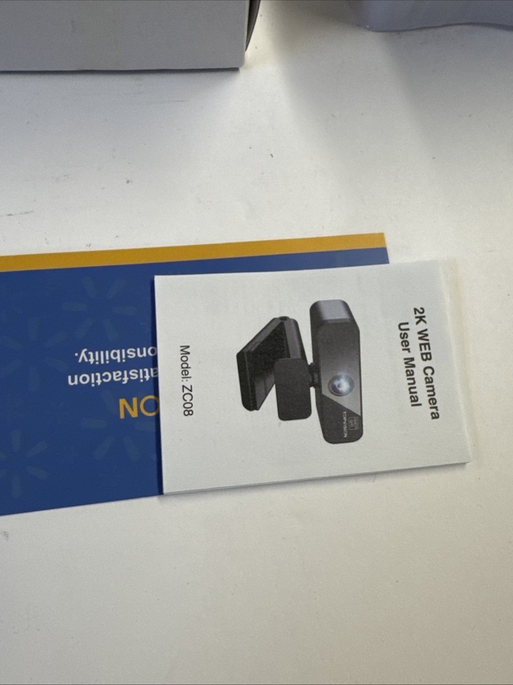2K QHD Webcam with Microphone and Stand, Plug and Play Streaming Computer Camera