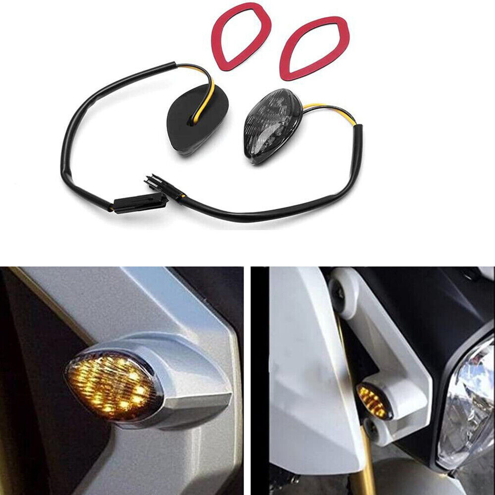 Fits 2014-2020 Honda Grom 125 Flush LED Turn Signal Lights Blinkers 2Pcs/Set