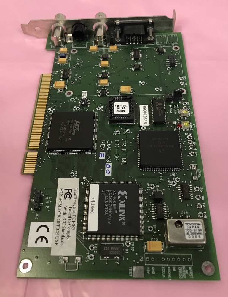 PCI-SG 2U TrueTime Multi-Function Time and Frequency PCI Plug-in Module