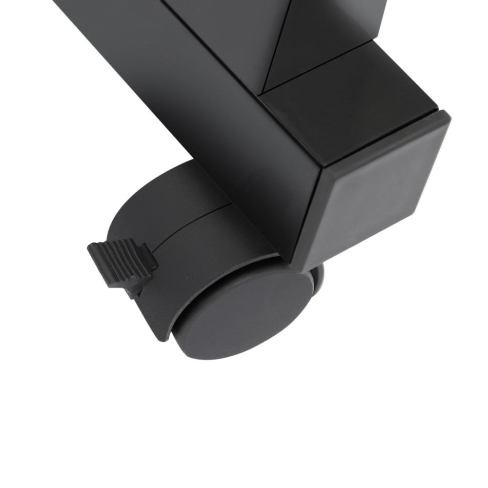 Adjustable Overbed Table with 4 Locking Wheels, Mobile Hospital Bedside Desk